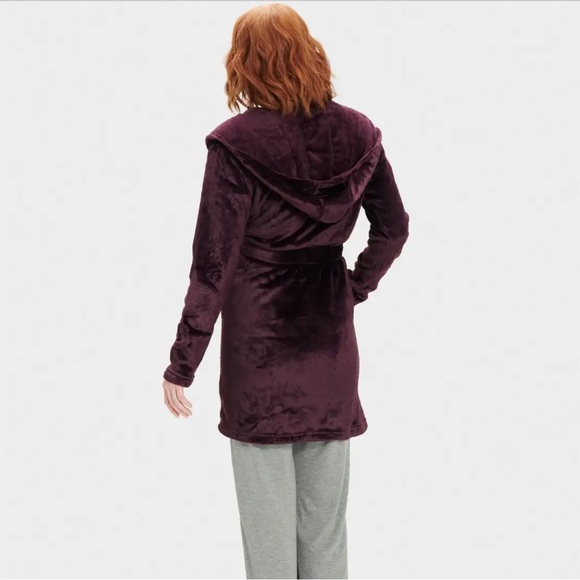 UGG Miranda Hooded Robe in light pink - size XS - Picture 6 of 7